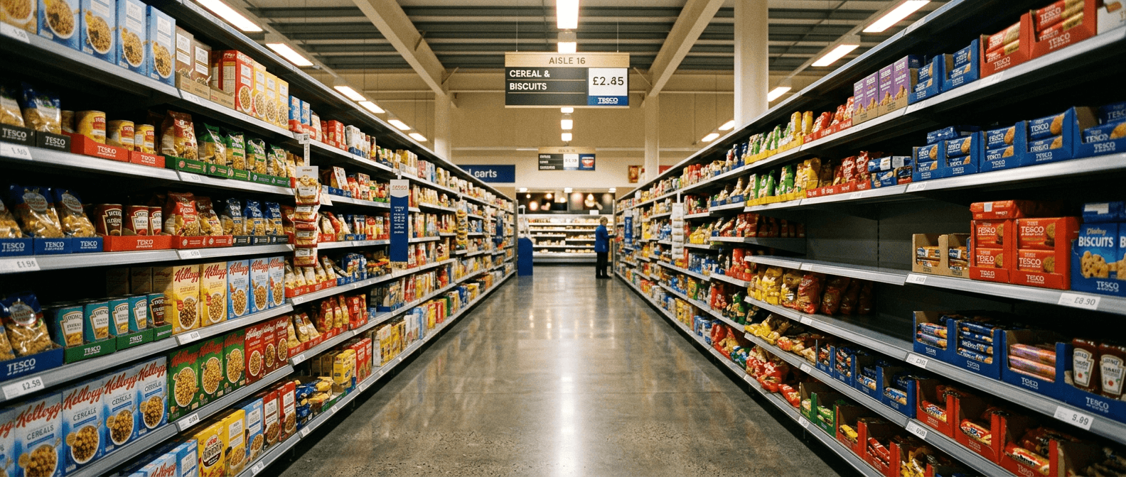 Supermarket aisle